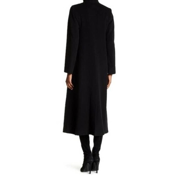 Fleurette Stand Collar Wool Blend Coat (14) - Picture 3 of 6